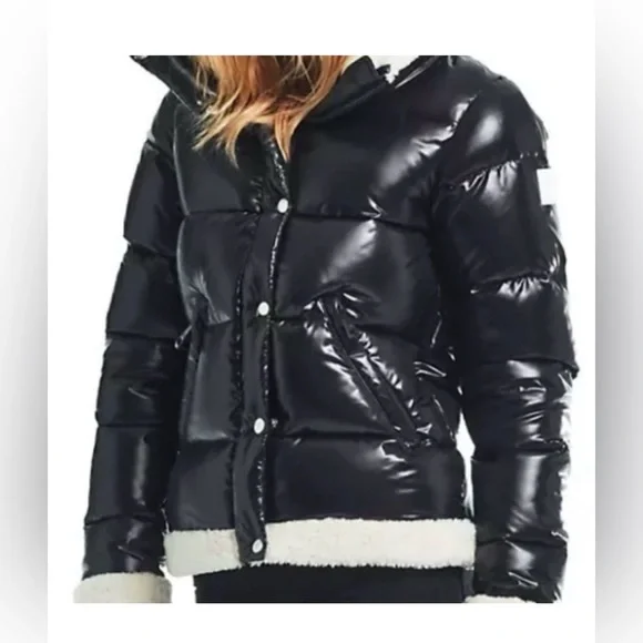 SAM. Gigi Shearling Trim down jacket size small new with tags - Picture 4 of 16